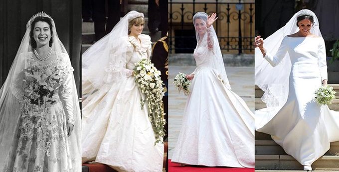 The Fragrances Queen Elizabeth, Princess Diana, Kate Middleton, and Meghan Markle Wore on Their Wedding Days