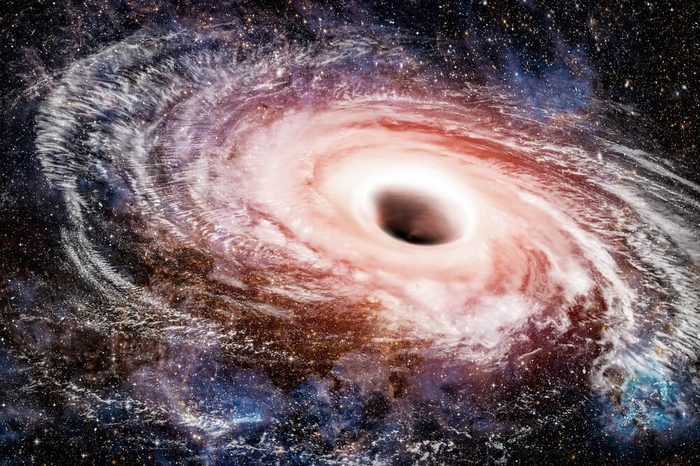 hole black space way fiction hydrogen nebula galaxy white earth cloud cosmic atmosphere explosion meteorite deep star concept - stock image. Elements of this image furnished by NASA.