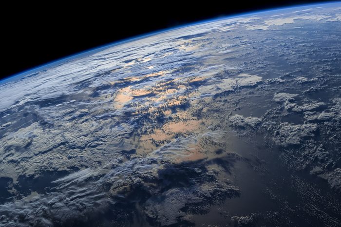 Earth from space with dramatic view. "The elements of this image furnished by NASA"