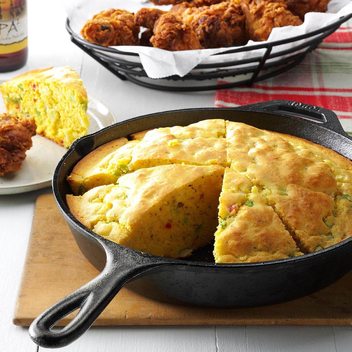 Skillet Herb Bread