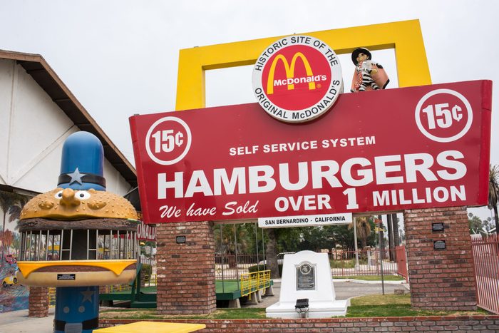 San Bernardino, CA: May 30, 2017: Original McDonald's Site and Museum. The original McDonald's site and museum is free and open to the public and is unaffiliated with the McDonald's Corporation.