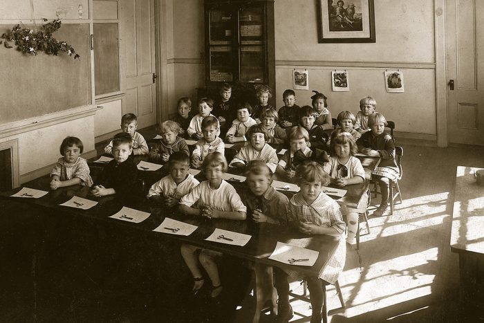 vintage school scissors