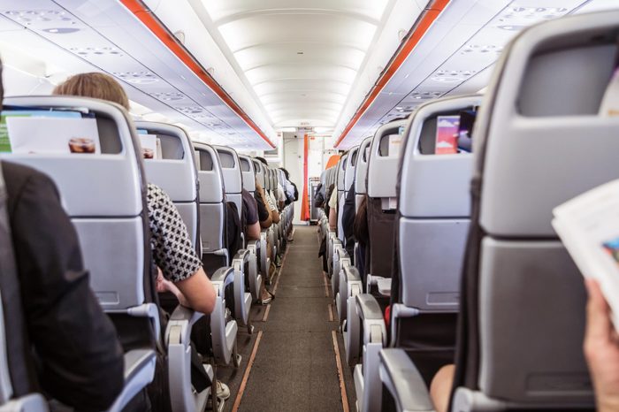 airplane aisle