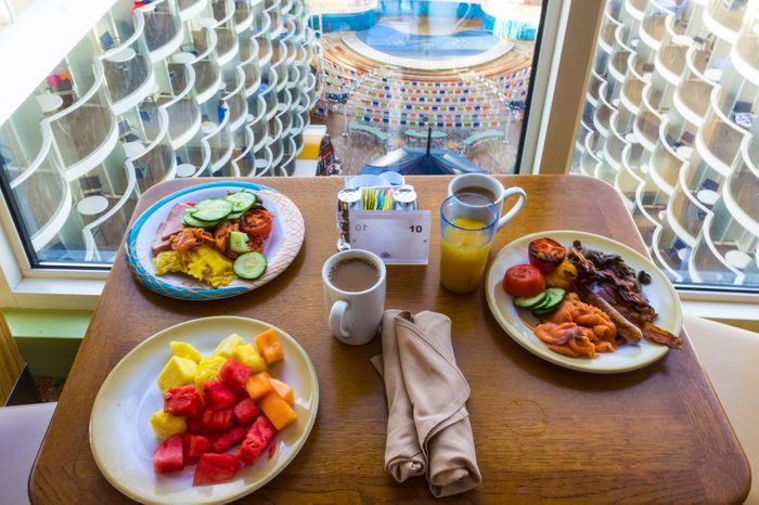 food on cruise ship