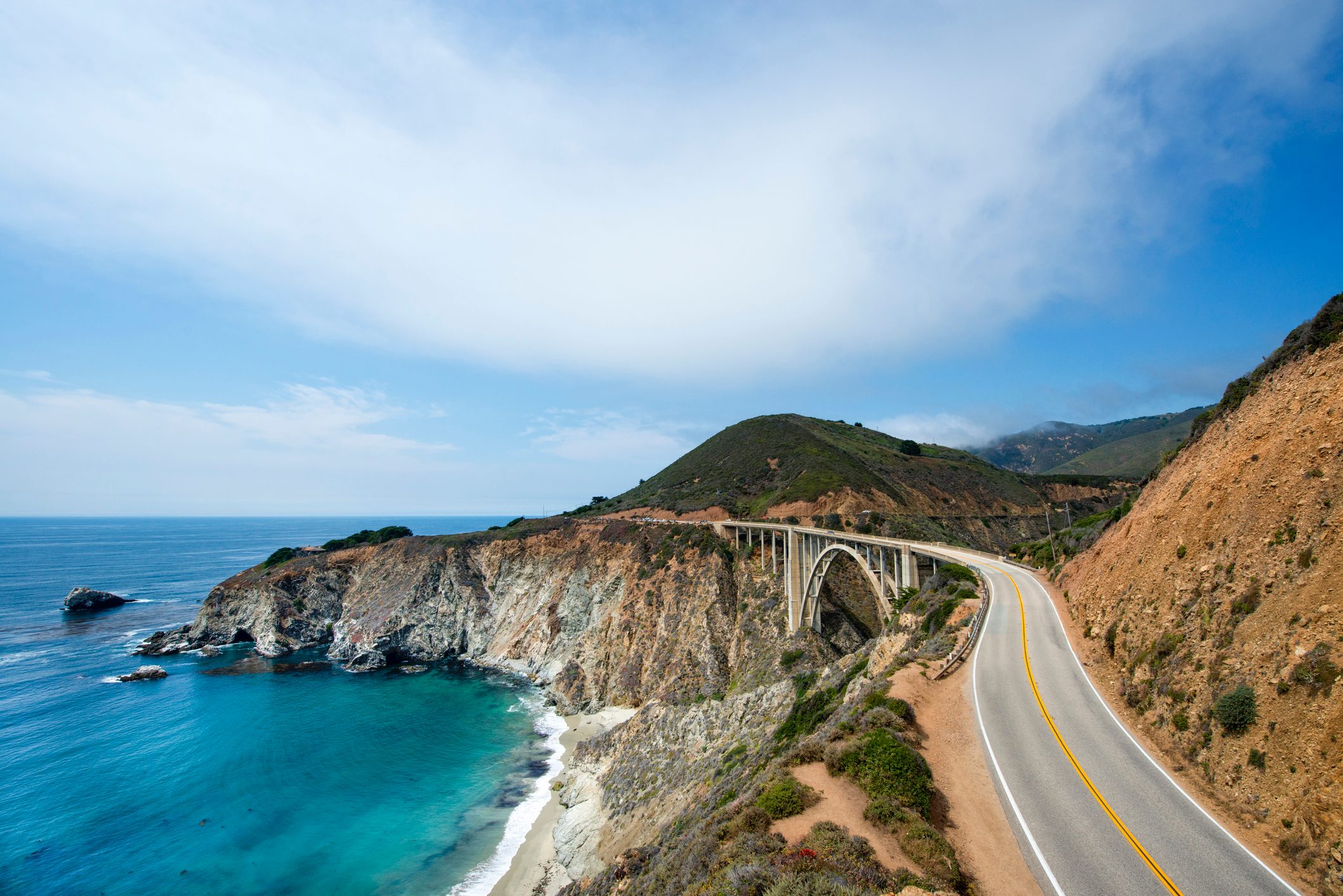 Highway 1 near Big Sur