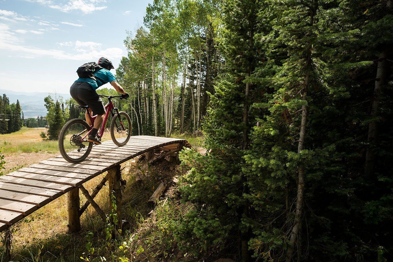 Mountain biker
