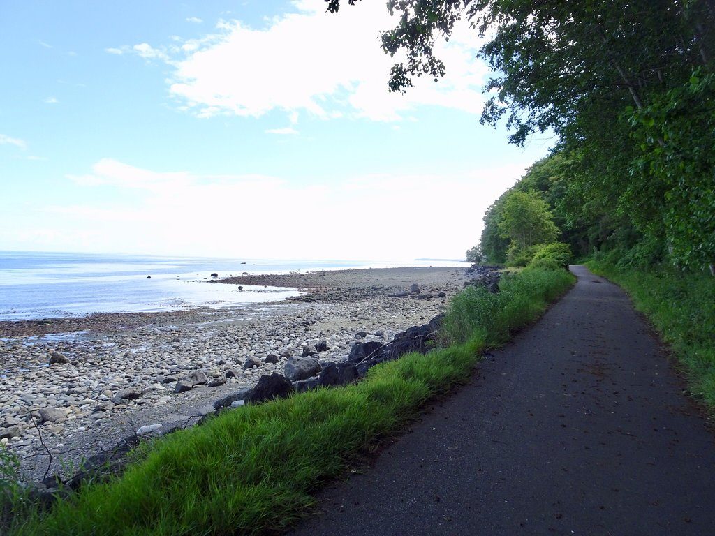 Coastal bike path