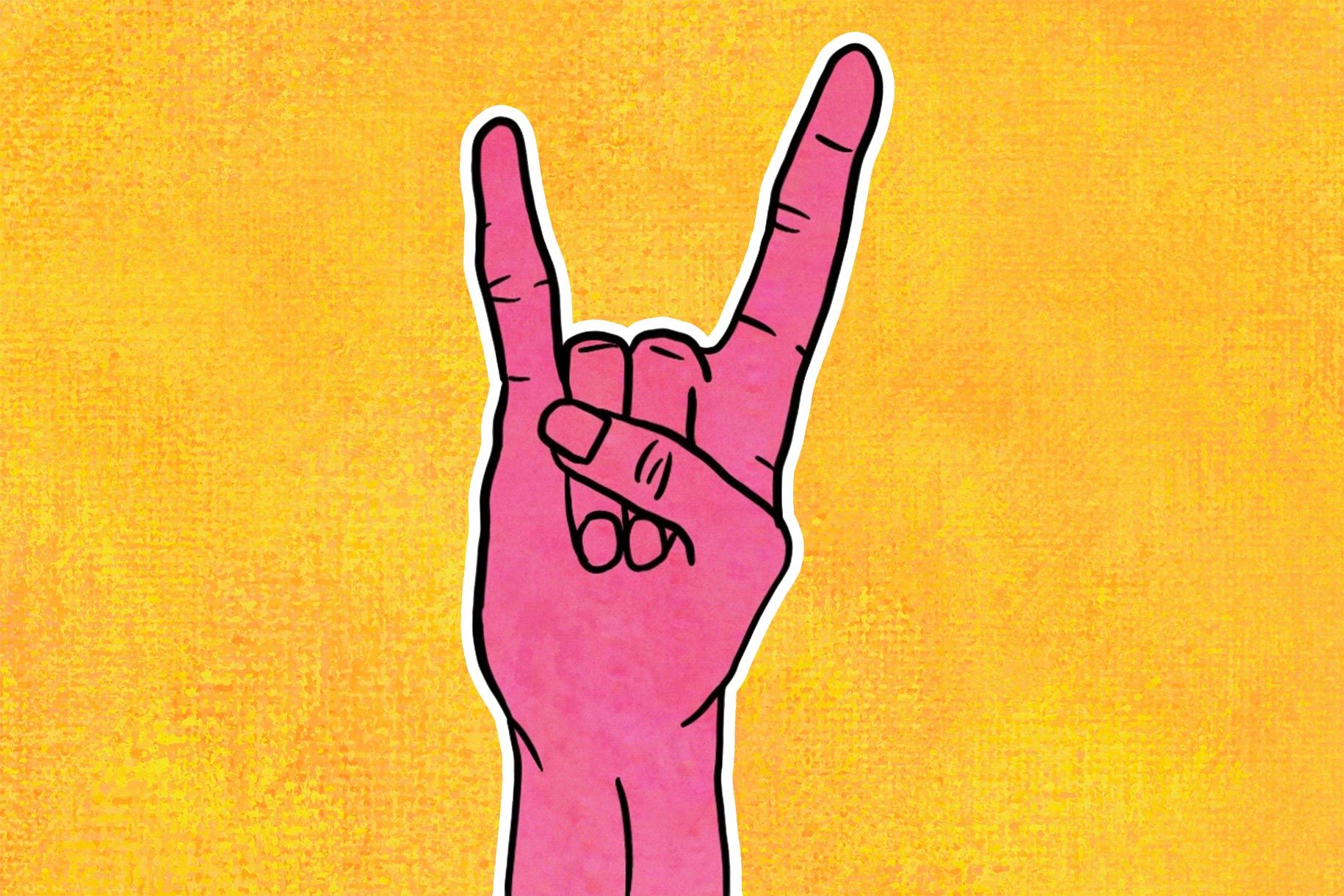 Sign of the horns