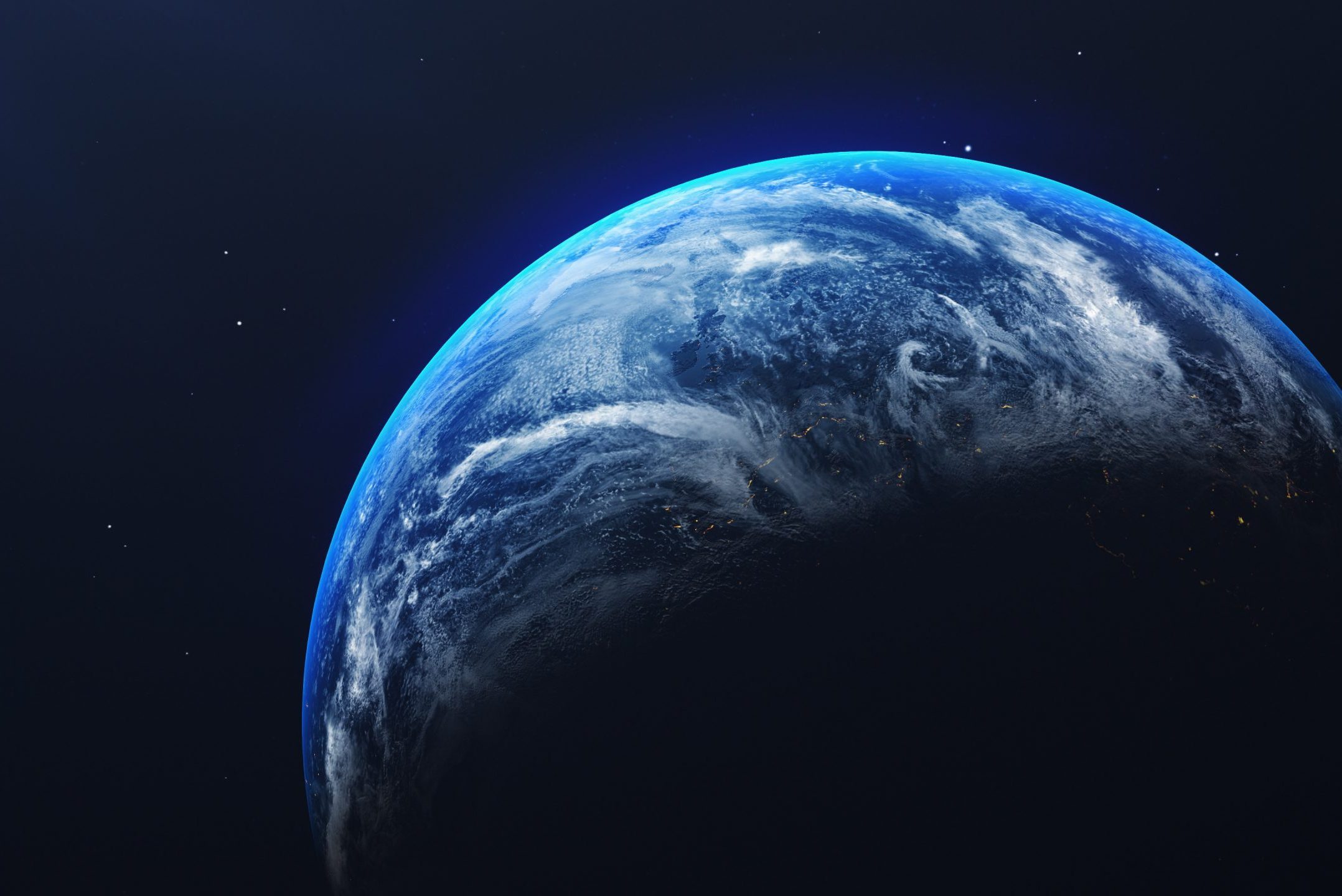 earth in space