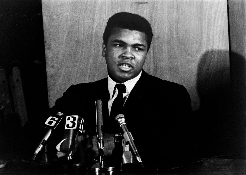 Muhammed Ali speaking in 1968