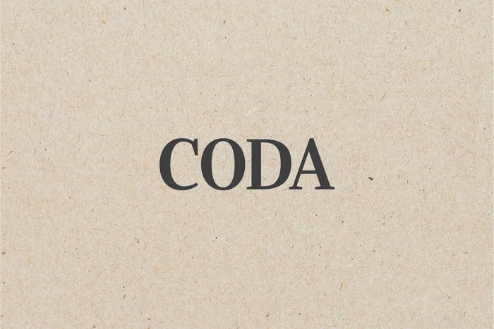 CODA Against Kraft Paper Background