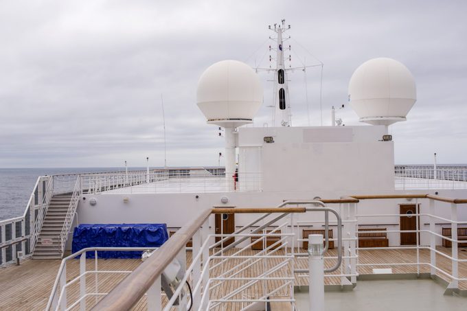 This Is What Those Big White Balls on Top of Cruise Ships Are