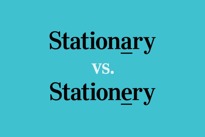 “Stationary” vs. “Stationery”: How to Get It Right