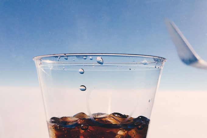 This Is Why You Should Never Get Ice In Your Drink While Flying
