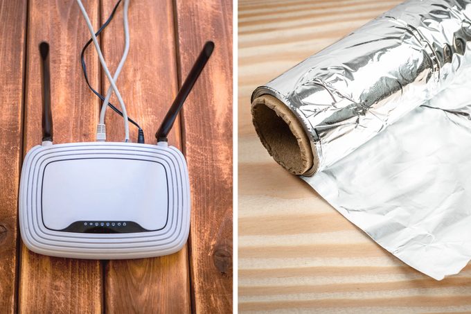 Why You Should Be Putting Aluminum Foil Behind Your Router