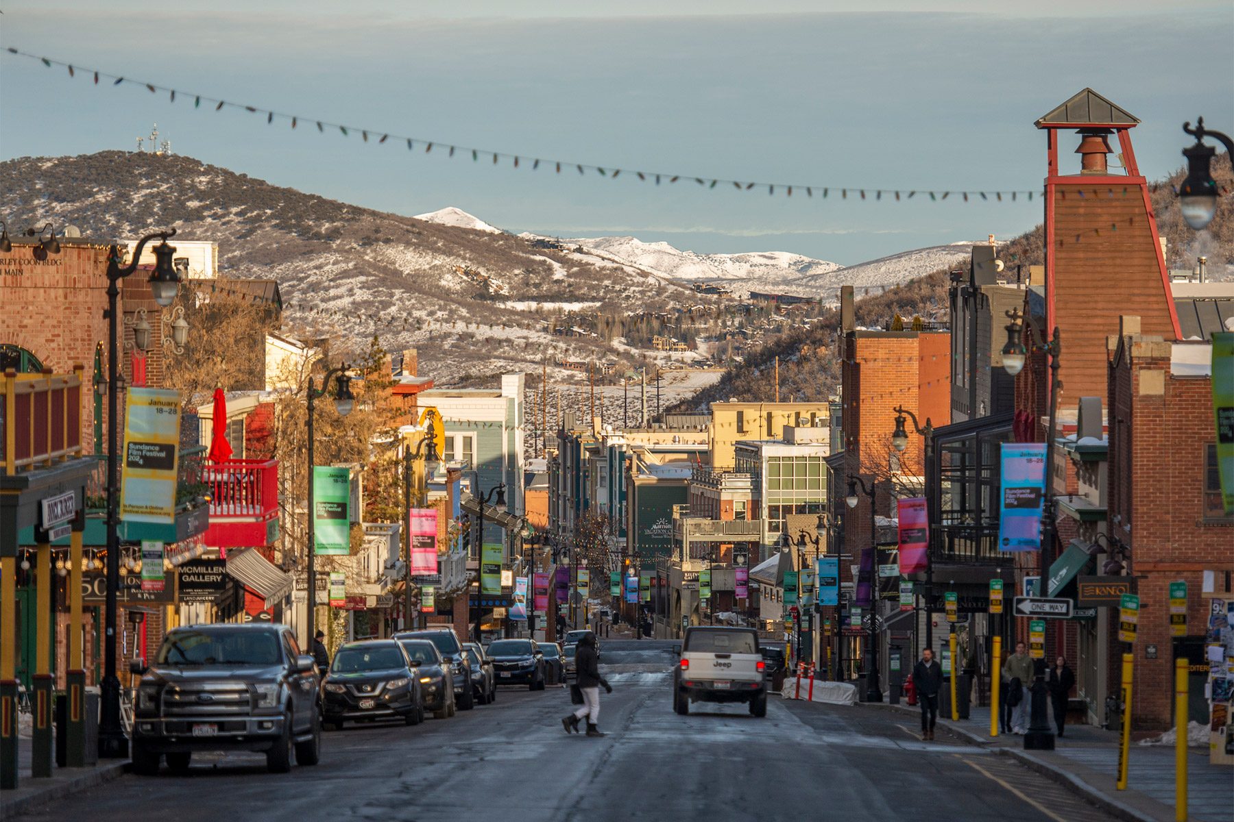Park City Utah Sundance Down Main Street