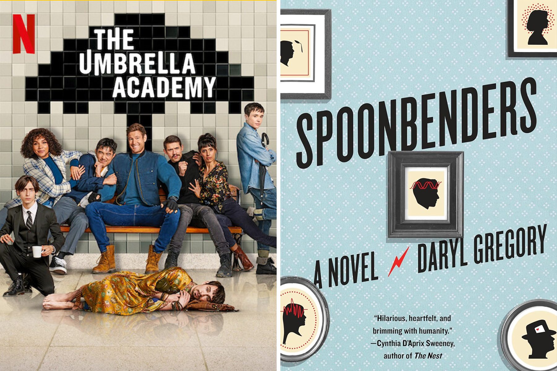 The Umbrella Academy spoonbenders By Daryl Gregory 