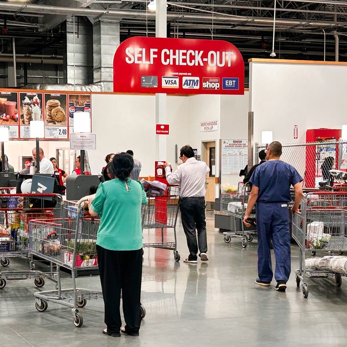 Here’s How Many Items Costco Allows at Self-Checkout
