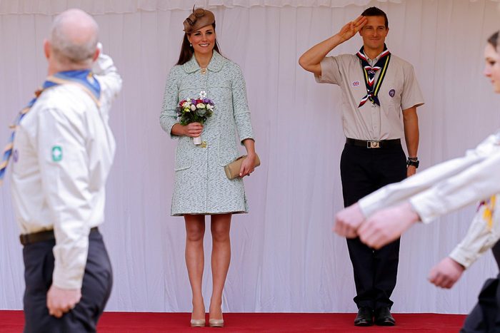 Kate Middleton at the National Review of the Queen's Scouts at Windsor Castle