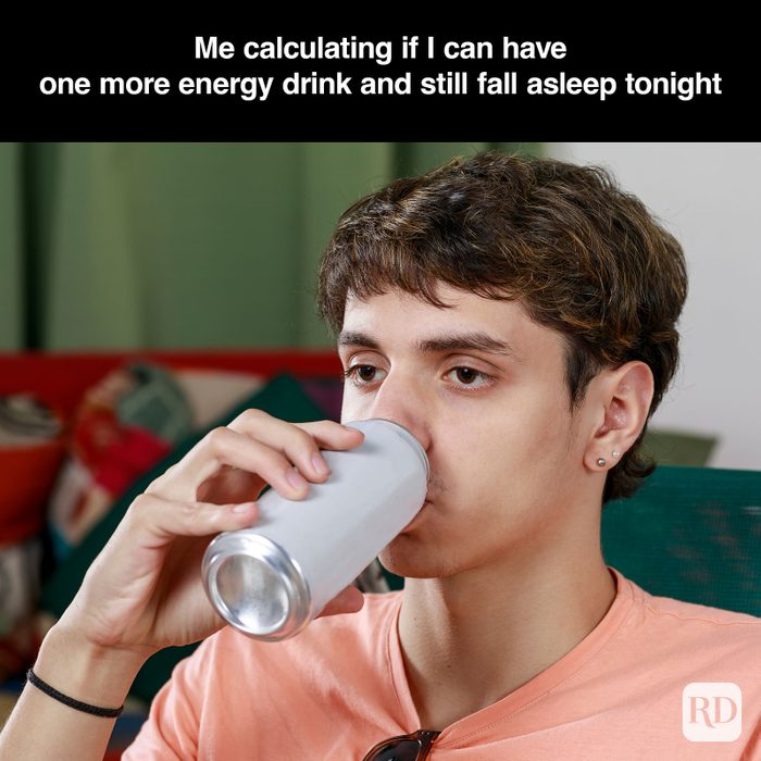 A meme about - Caffeine Countdown
