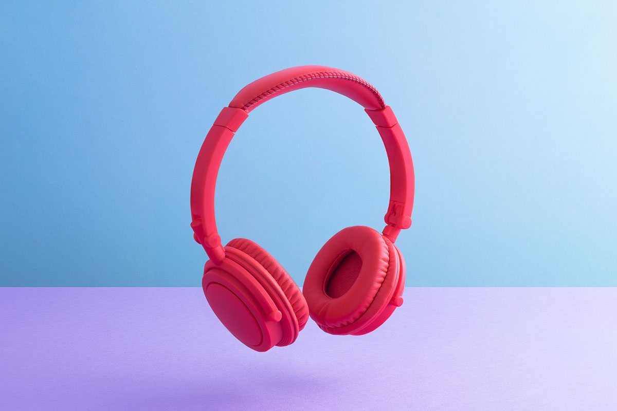 Red Wireless Headphones