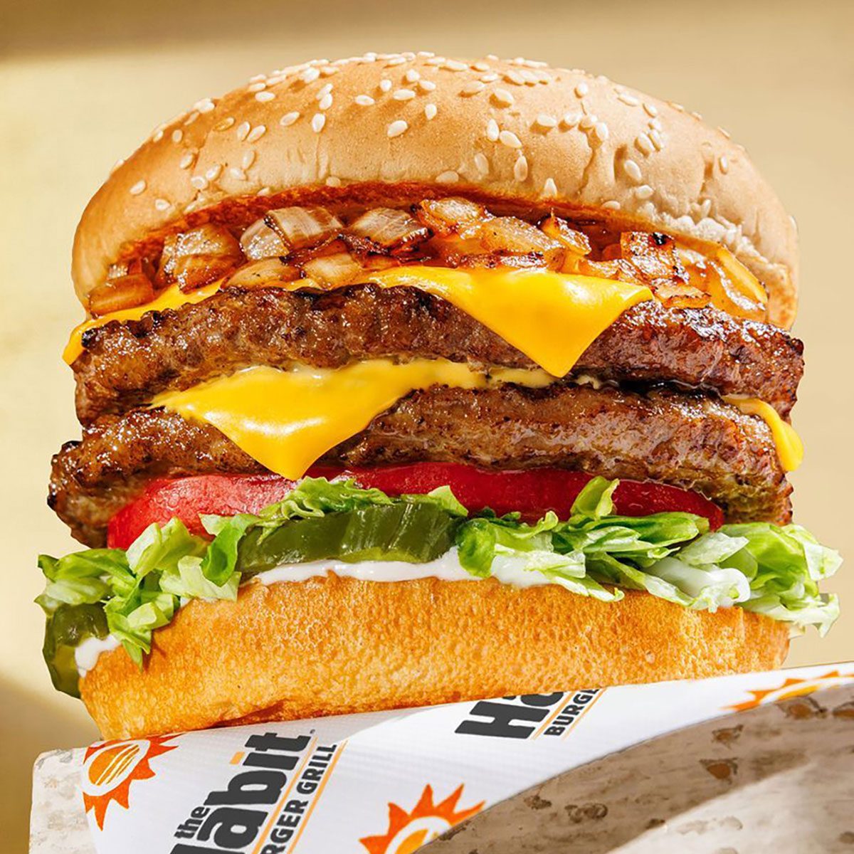 Habit Burger Grill Double Char With Cheese