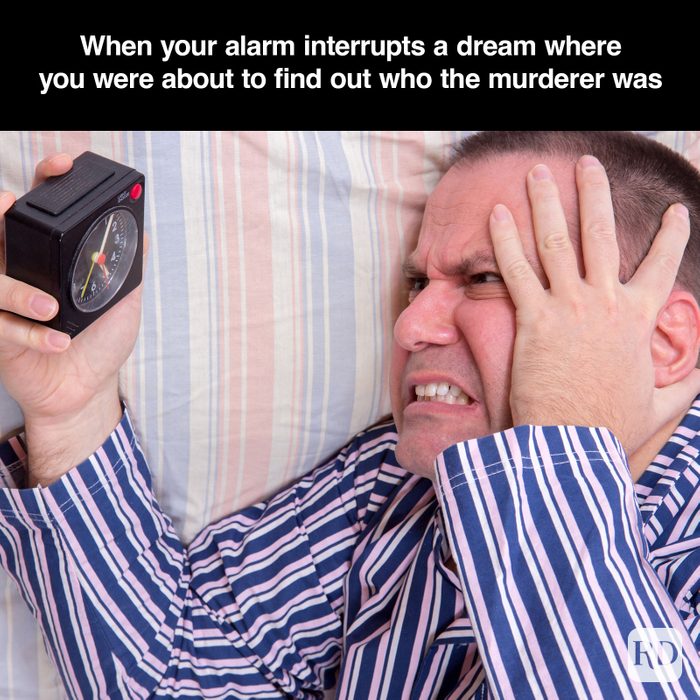 A meme about - When The Perfect Dream Gets Interrupted